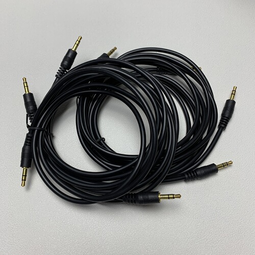 Audio cable 3.5mm male to male recording AUX cable car audio signal cable 3.5 to 3.5 connection cable 1.5 meters