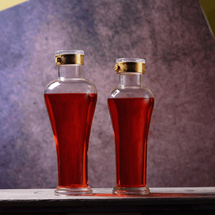 厂家批发人参泡酒瓶玻璃瓶2斤3斤人参瓶密封罐等玻璃制品