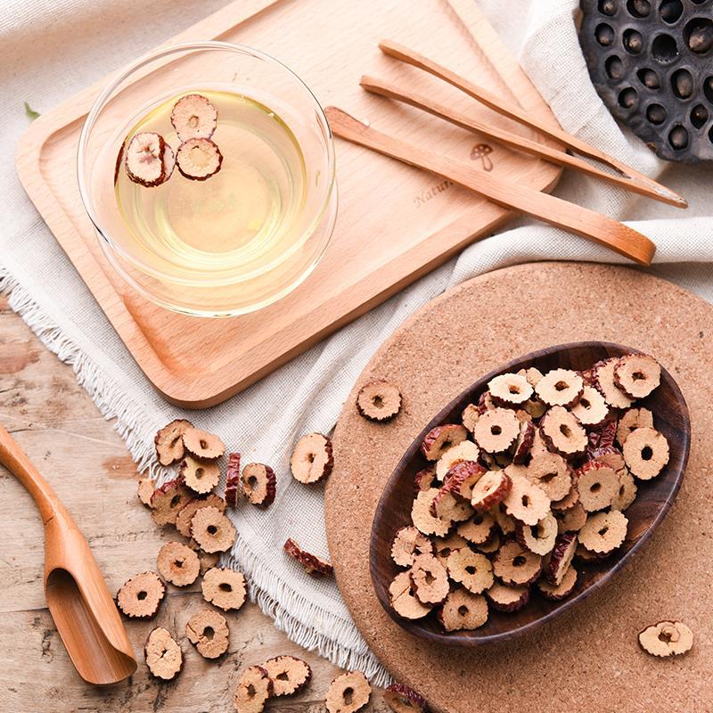 Jujube Slices (Ziziphus jujuba) — Dried Seedless Red Date Slices from Xinjiang, Food-Herb quality and texture