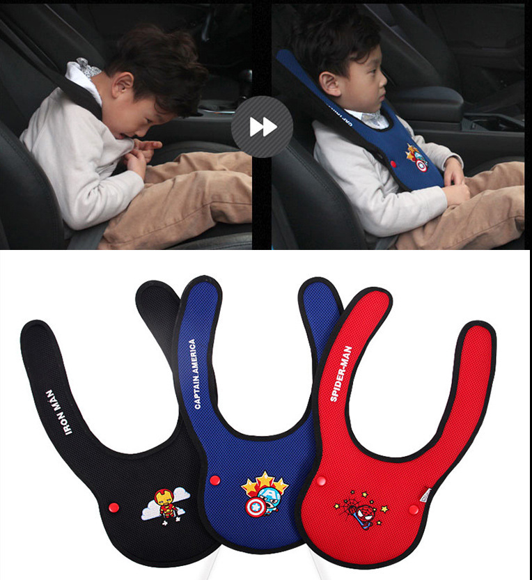 Korean Version Of Children's Car Supplies Shoulder Seat Belt Adjuster Anti-stranglehold Shoulder Protector Simple Safety Seat Neck Protector