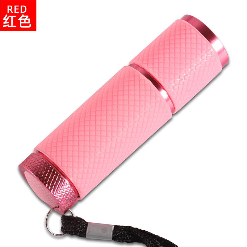 Detector de dinero UV lámpara de detección de máscara de uñas 395nm púrpura fluorescente agente de identificación pluma LED linterna de regalo