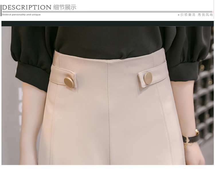 Pantalon léger femme en coton - Ref 3430164 Image 38