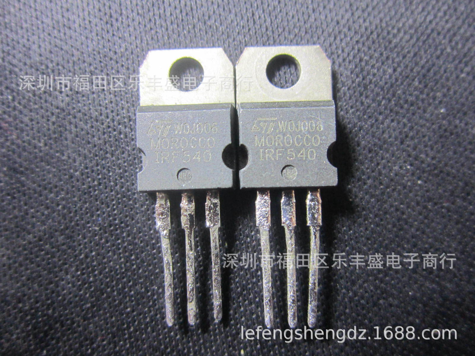 IRF540 拆机ST TO-220 N通道 MOSFET 30A 100V