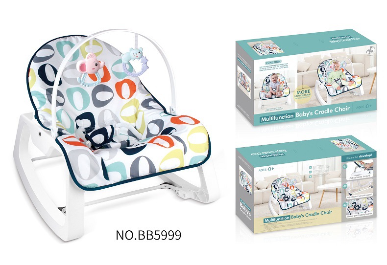 工厂直销 跨境婴儿摇椅新生儿震动摇床音乐宝宝安抚椅玩具详情图1