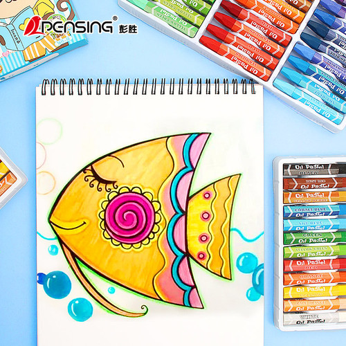 8-color heavy-color oil pastels, 24 colors, 18 colors, 12-color crayons, 36 colors, 48 ​​colors, children's hand-painted painting graffiti pen set