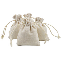 棉布袋棉麻飾品收納棉布抽繩束口袋禮品小布袋大米包裝袋定製logo