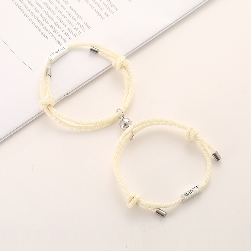 Wholesale Jewelry Rope Alloy Heart Couple Bracelet Nihaojewelry display picture 9