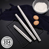 304 stainless steel rolling pin large, medium, small and small rolling noodles, household kitchen baking artifact wholesale, wholesale