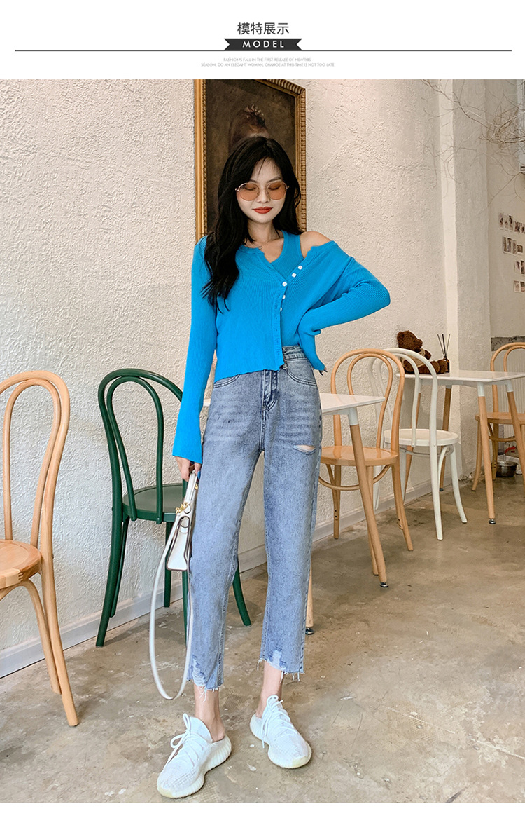 Pantalon léger femme en coton - Ref 3430260 Image 45