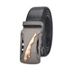 High-end belt, buckle, crocodile print, genuine leather