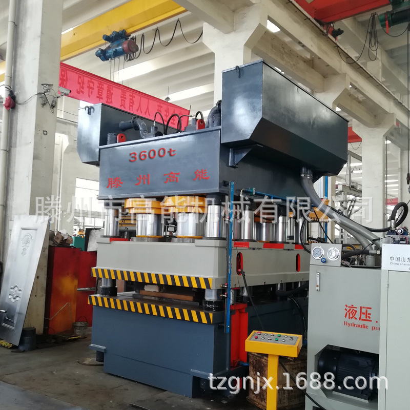 现货3000吨门板门面压花机钢木门铁门不锈钢门铝板压花机液压机
