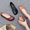 Single shoe female 2020 spring and autumn new models of simplicity wind and diligently bottomed head shallow mouth leisure lazy shoes