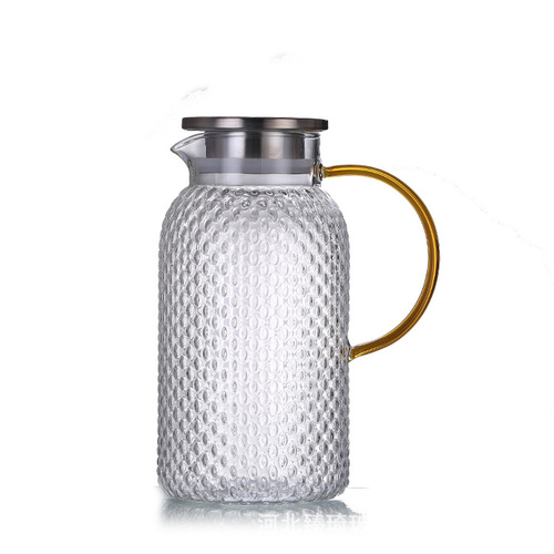 Cold kettle glass large capacity heated glass set wholesale cool white kettle household rice grain cold kettle