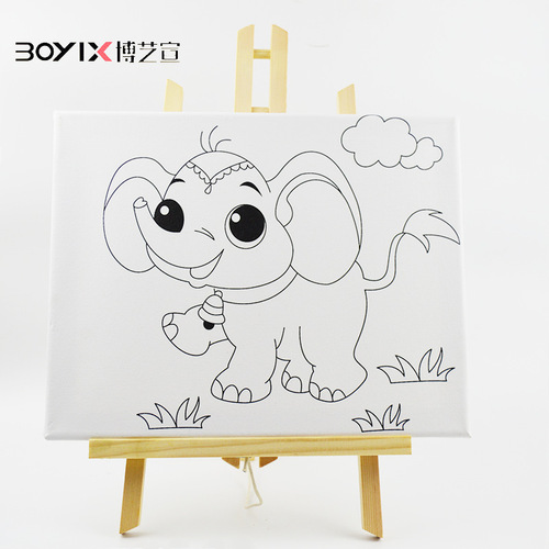Children's painting training mini small wooden foldable desktop photo display stand painting tools direct supply