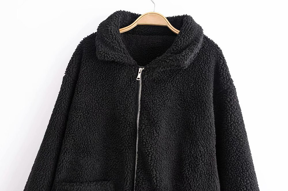  women s thicked furry short coat NSAM9826