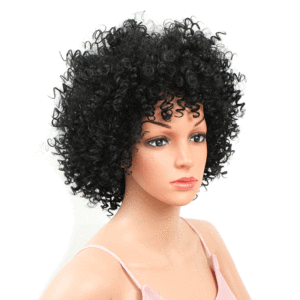 Curly Hair Wigs Customized OE wig puffy explosive head small curl head cover