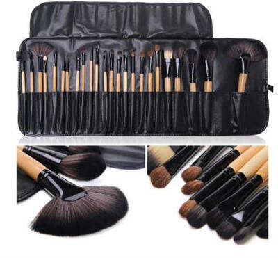 現貨直銷 化妝刷現貨原木色化妝套刷24只裝 送刷包 化妝美妝工具