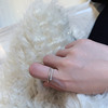 Tide, fashionable Japanese ring from pearl, 2020, on index finger, internet celebrity