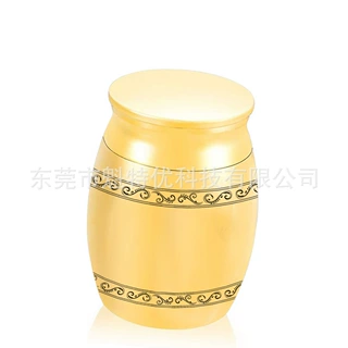 速卖通爆款热销30x40mm火葬纪念骨灰盒宠物骨灰罐殡葬骨灰坛子