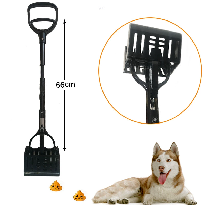 Складной собака туалет собака навоз клип с длинной ручкой Туалет зоотоваров навоз клип Завод прямых продаж