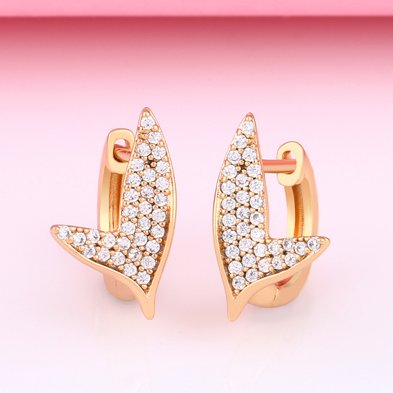 2021 Heiß Verkaufte Neue Diamant Ohrringe Französisch High-end-persönlichkeit All-match-ohrringe Frauen Ers85 display picture 5