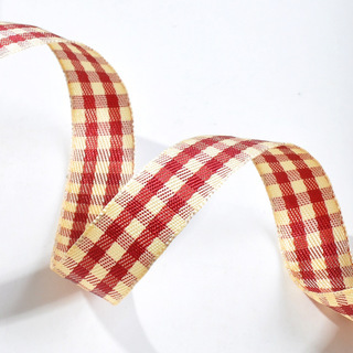 Yao Ming Plaid cinta hecha a mano DIY cinta regalo material de embalaje 2,5 cm Plaid banda accesorios para el cabello material decorativo