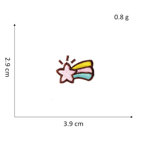Creative computer embroidered cute embroidered cloth stickers self-adhesive planet bag shoes and hats diy decorative cartoon animation decals