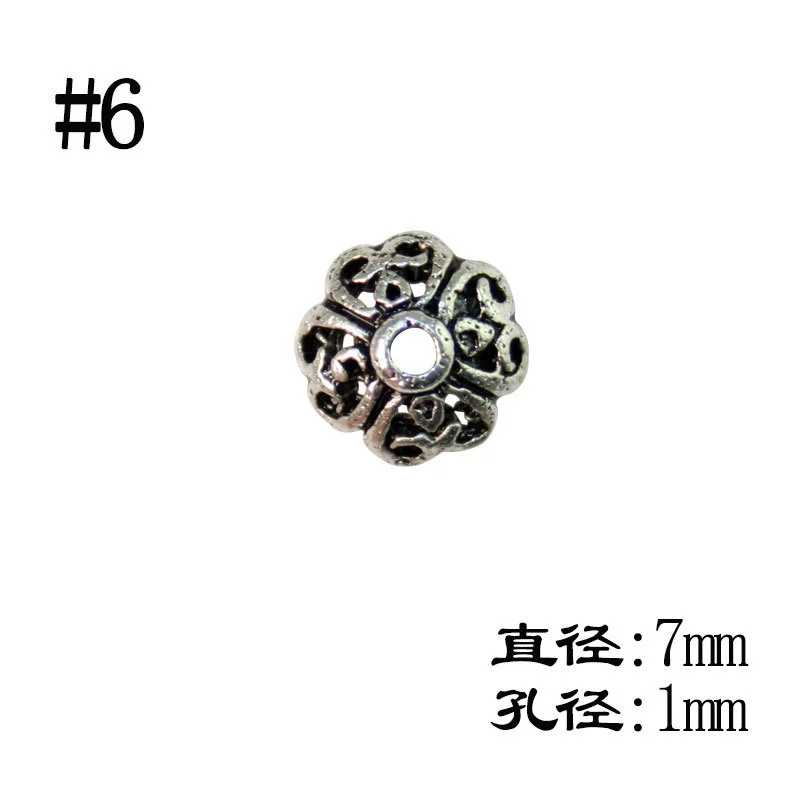Бисерные наконечники (Zhuheyuan) Assorted декоративные разделители бусины, флористические дизайны, аксессуар для браслета DIY