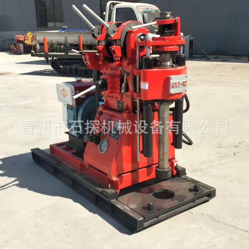 GXY-1C型工程勘察打井探矿 履带 钻机钻进效率高