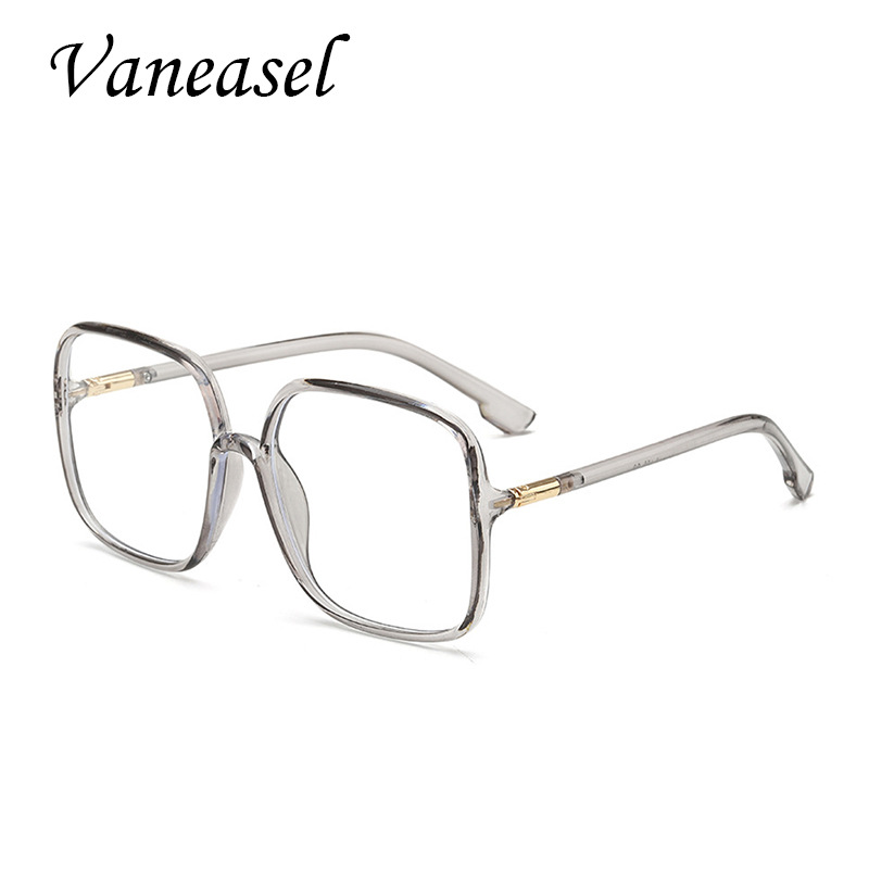 2020 Nuevo Marco grande transparente Rosa anti-azul gafas de luz Internet celebridad Super chica gafas de tiro de calle 98019