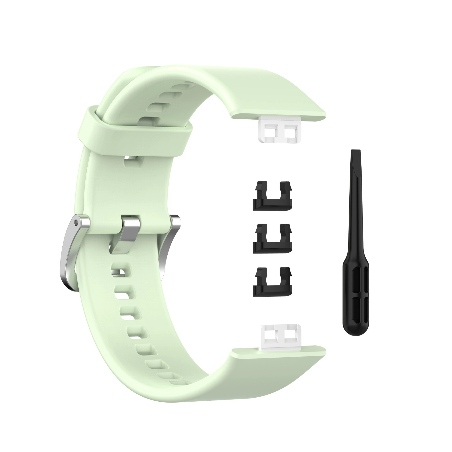 Силиконовый ремешок для часов (Huawei) Watch Fit, силикон медицинского класса, пряжка из нержавеющей стали, 14 цветов
