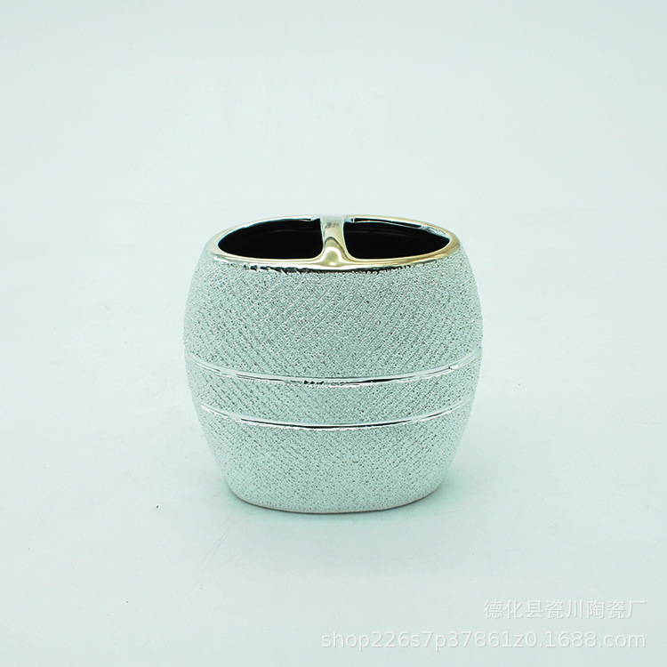 现代陶瓷工艺品多肉花盆家居摆设