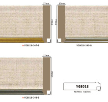 金色相框PS发泡框条 麻布边内线装饰线8公分PS线条 装饰画 油画