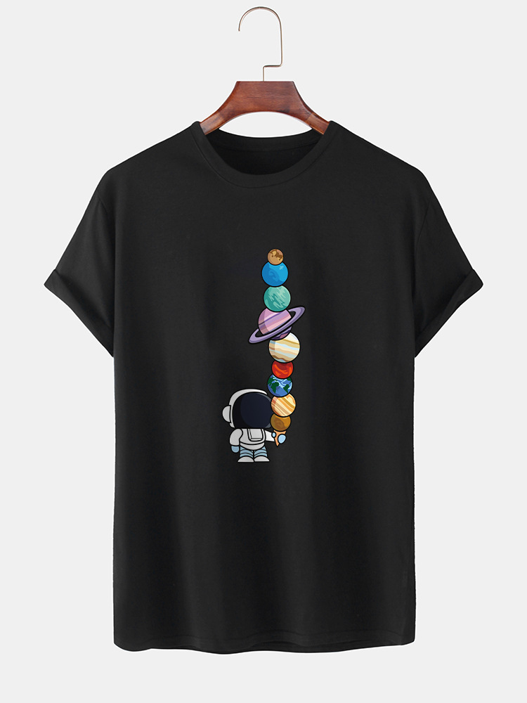 Camiseta estampada de manga corta para hombre NSSN1160