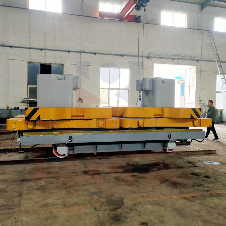 睿迈科15t电动轨道运输车 车间转运工件车间周转车运输模具地轨车
