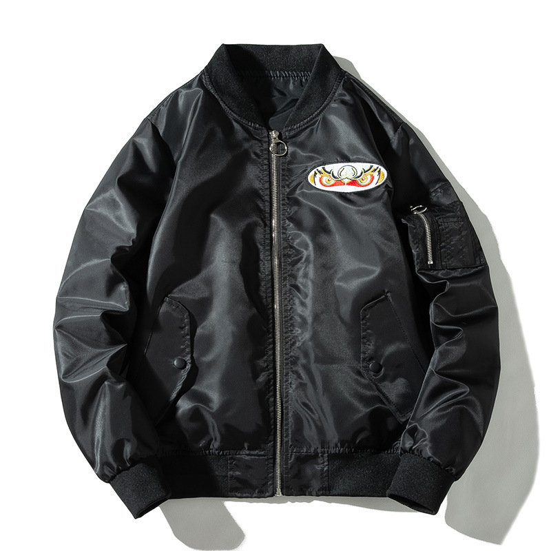 Mens Fashion Monkey King Embroidered Baseball Yokosuka Bomber