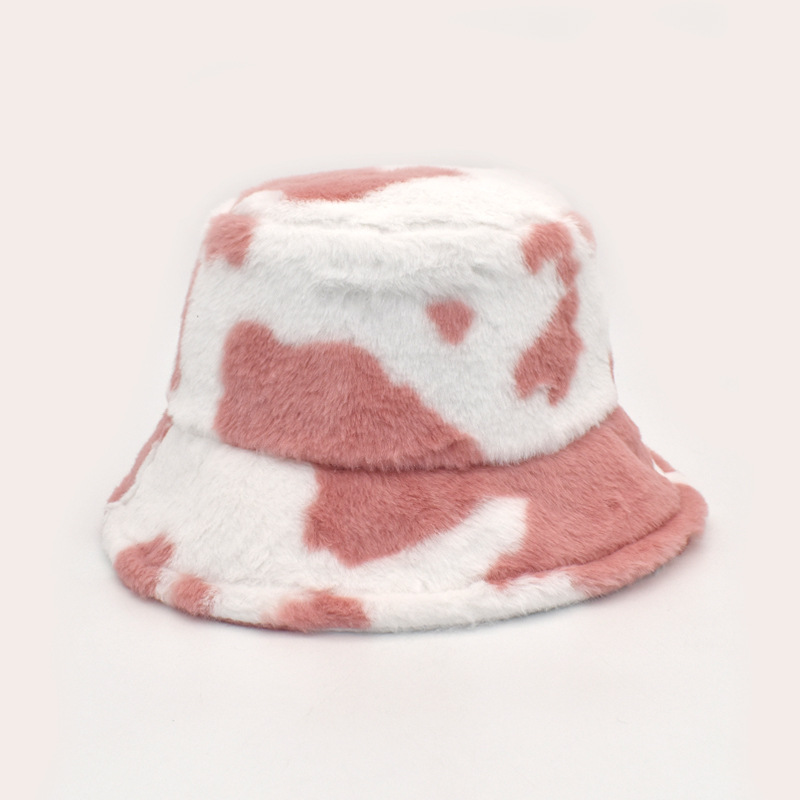 Unisex Casual Streetwear Cow Pattern Flat Eaves Bucket Hat display picture 2