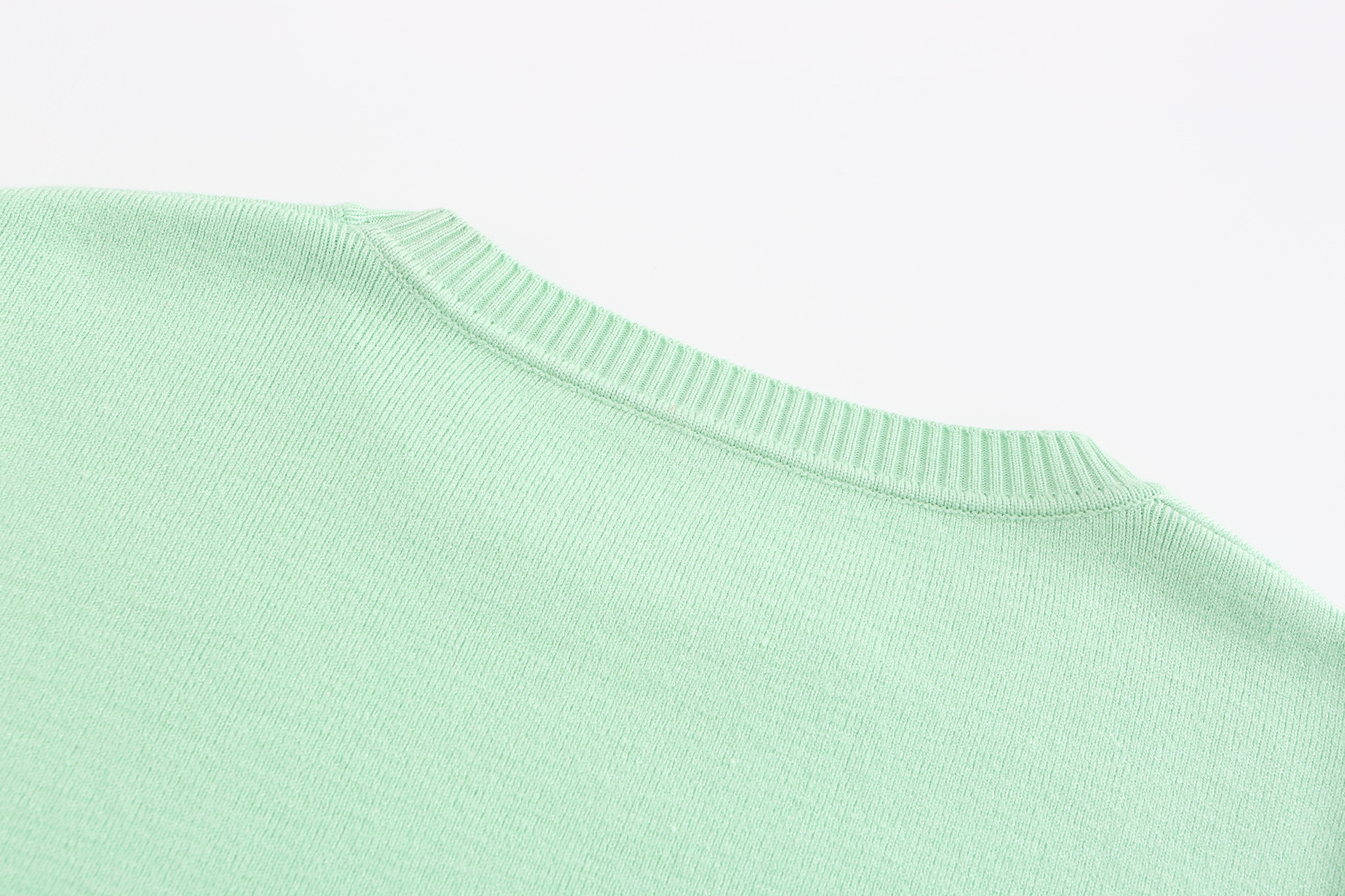 Women's Sweater Set Summer Macaron Colour Matching Co-ord Suit_voghion.com