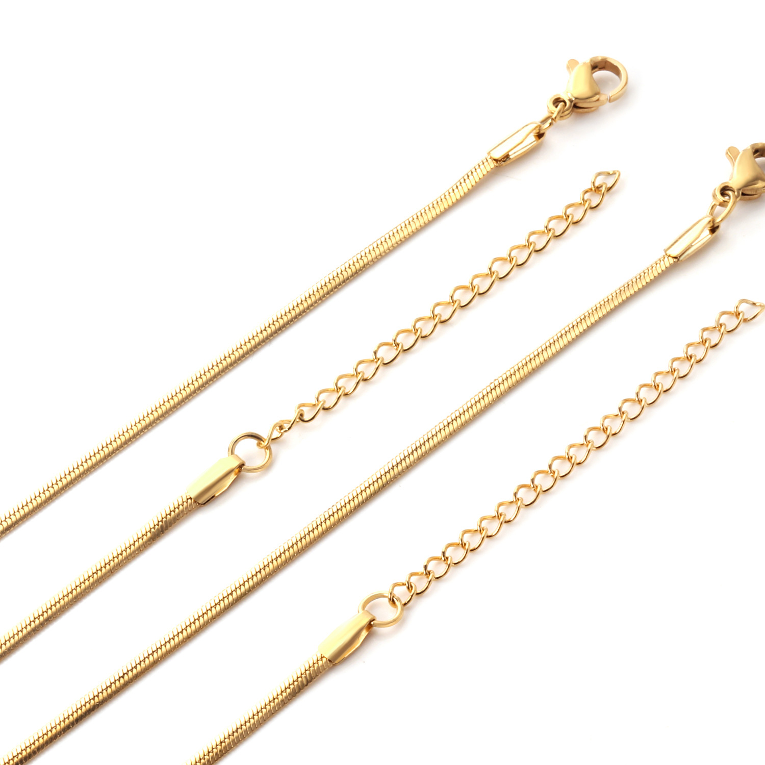 Simple Style Geometric Stainless Steel Plating Necklace 1 Piece