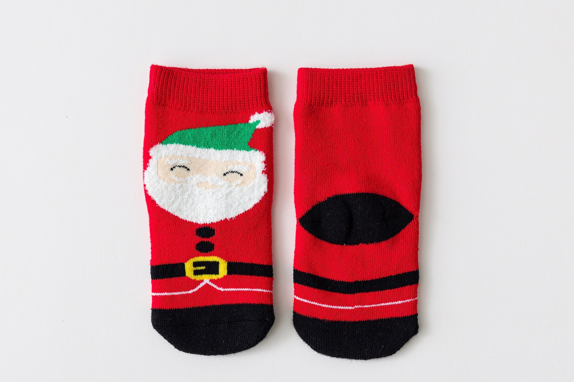 Enfants Mignon Sapin De Noël Coton Fait Main Crew Socks 2 Pièces display picture 5