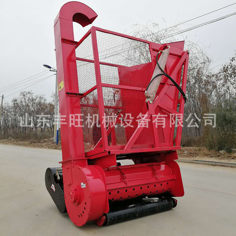 自卸式秸秆回收机 拖拉机后置多种收获宽度秸秆粉碎回收机