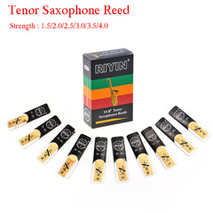10-piece set of Bb tenor saxophone reeds hardness (1.5, 2.0, 2.5, 3.0, 3.5, 4.0)