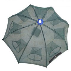 Manufacturer wholesale fish net fish Lou folding fishing net fishing gear hand throw net fishing gear umbrella type automatic fish protection fishing supplies