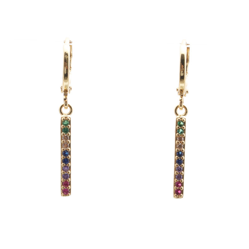 Hot-selling Micro-inlaid Zircon Earrings display picture 1