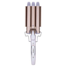 剑达陶瓷釉大号蛋卷棒三棒卷发棒蛋卷头三管卷发器