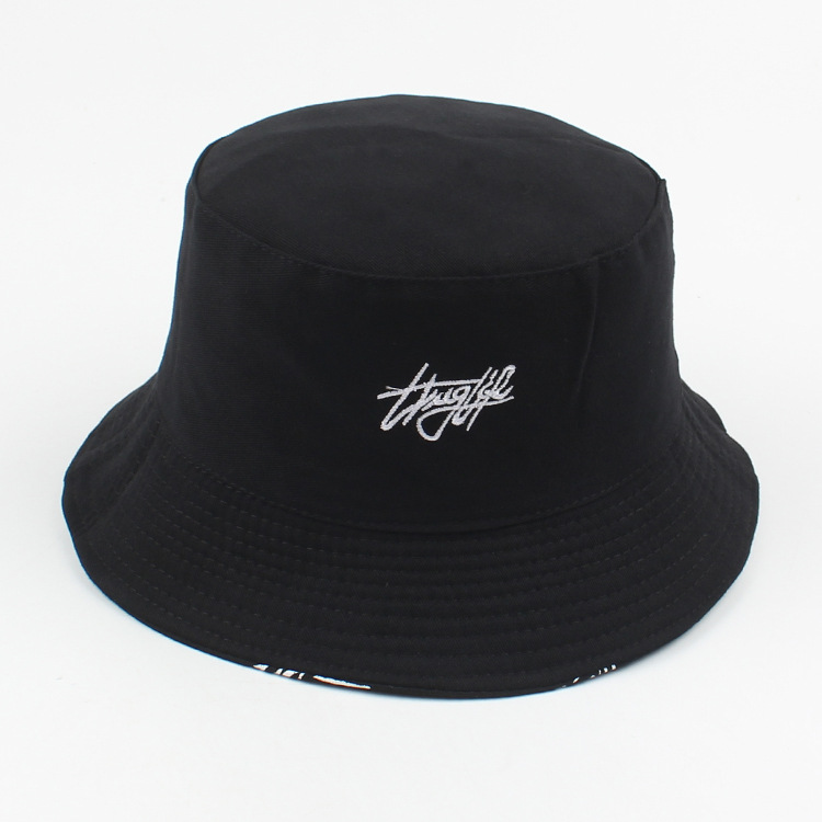 Korean Printed Letters Fashion Basin Hat display picture 2