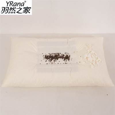 荞麦乳胶颗粒枕头无荧光枕芯 OEM加工定制花草枕头芯批发