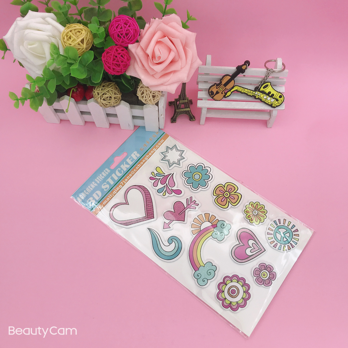 定制情人节eva泡沫贴纸eva五角星贴纸eva几何图形贴纸2mm