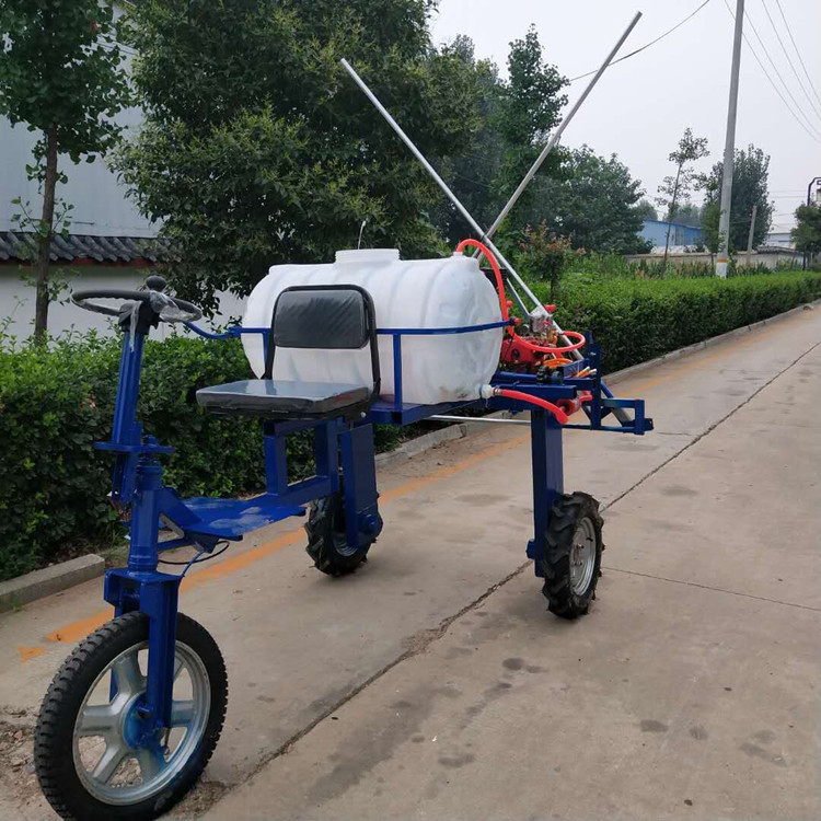 柴油自走式高架打药车折叠杆四轮打药车 玉米地高杆喷雾打药车