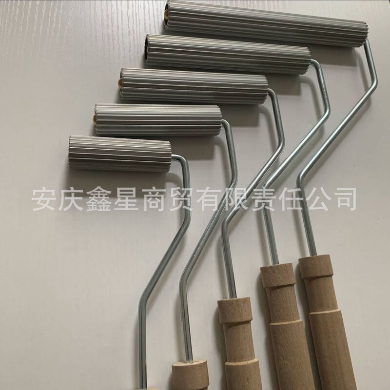 FRP Fiberglass Hand Paste Special Tool, Defoaming Roller, Pressure Roller (roll) Aluminum Roller, Aluminum Horizontal Grain Roller